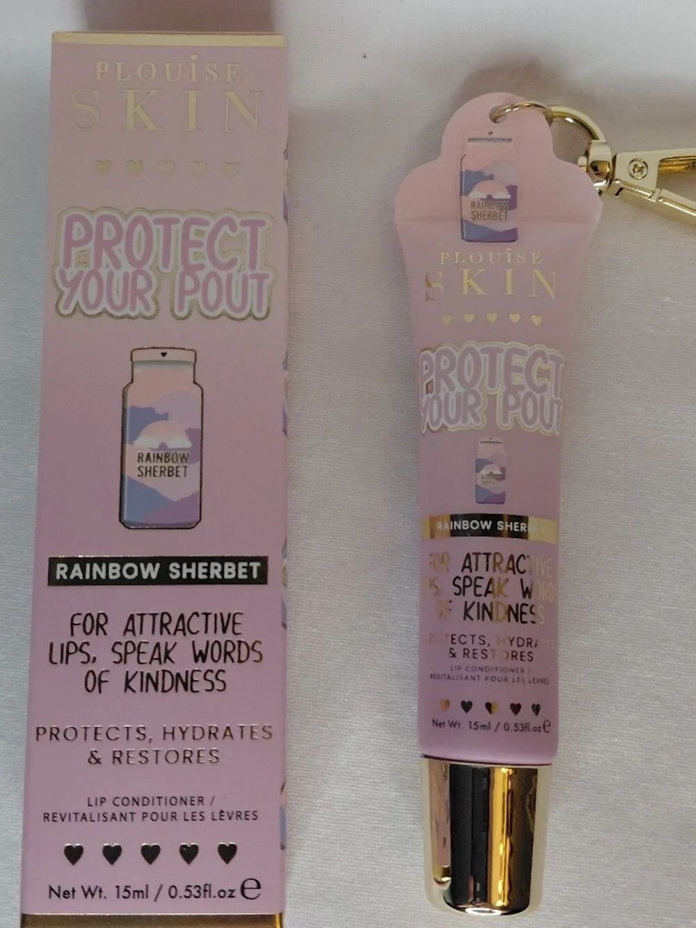 P.Louise - Glitter Protect Your Pout Lip Conditioner - Rainbow Sherbet